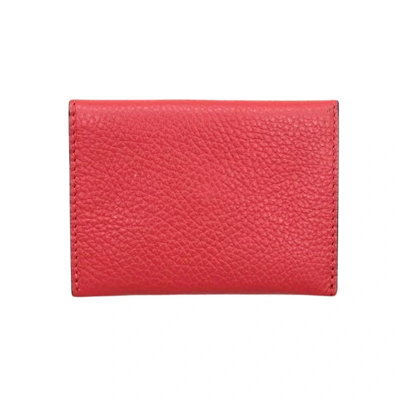 Katy S Red Leather Card Holder back