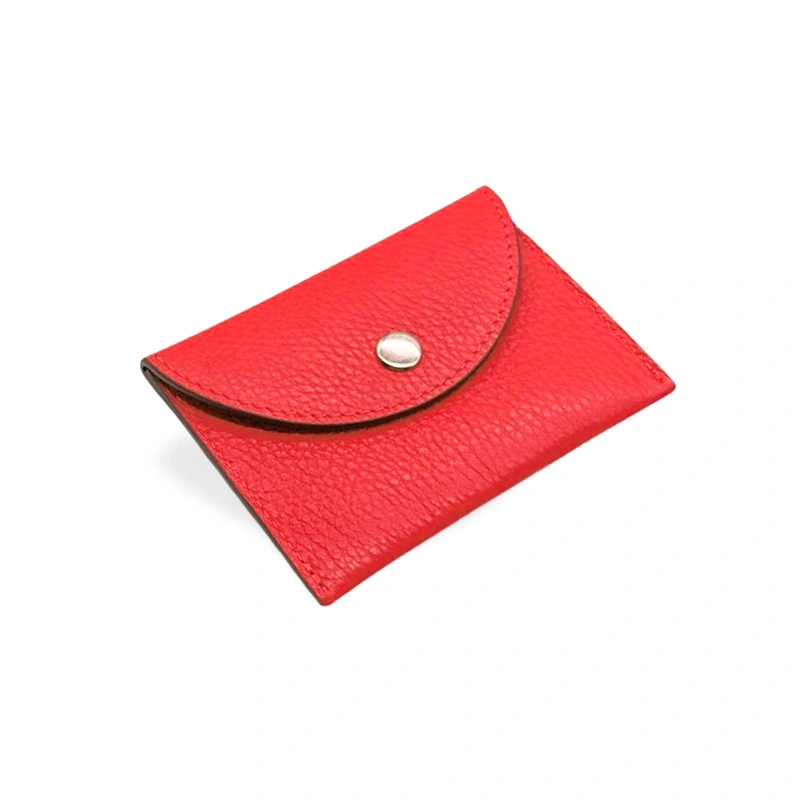 Katy S Red Leather Card Holder side