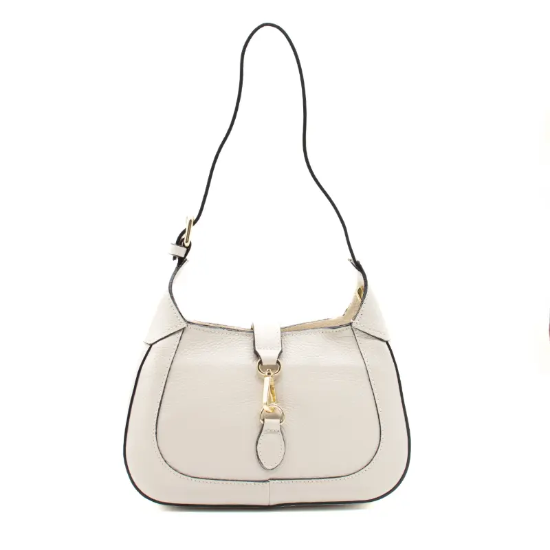 amy beige crossbody leather bag