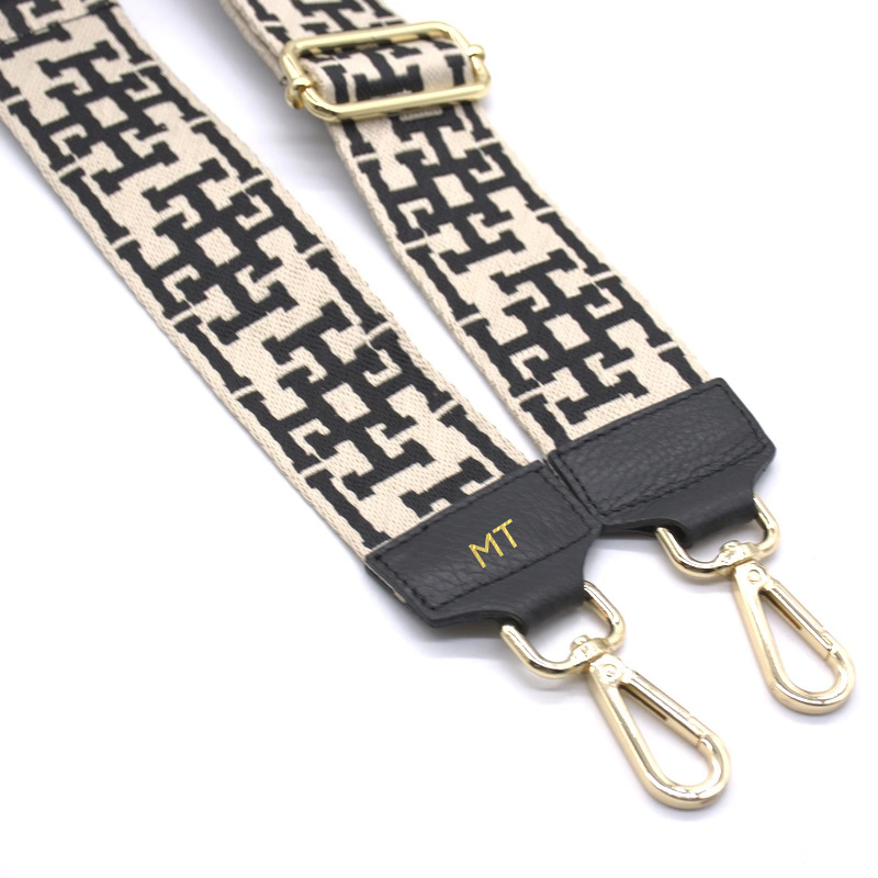 h black white guitar bag strap personalization