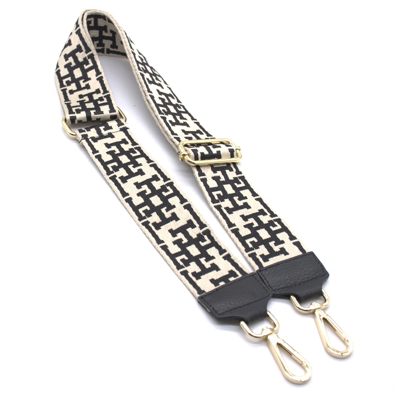 h black guitar bag strap side