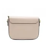 horsy taupe crossbody leather bag back