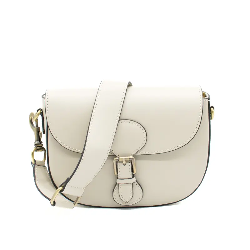 lili beige crossbody leather bag strap