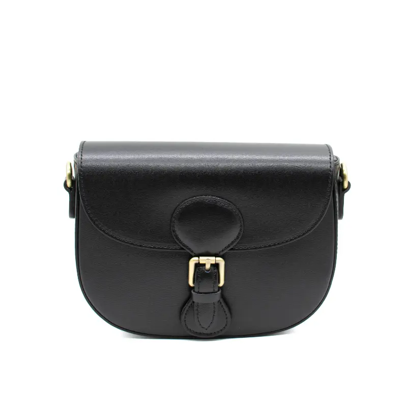 lili black crossbody leather bag