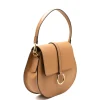 loop camel leather shoulder bag side