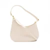 moon beige shoulder leather bag strap