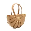 sunshine s camel leather handbag side