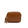 bb camel crossbody leather bag