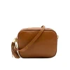 bb camel crossbody leather bag front strap