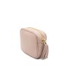 bb old pink leather crossbody bag side 2