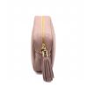 bb old pink leather crossbody bag zip