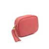 bb salmon leeather crossbody bag side