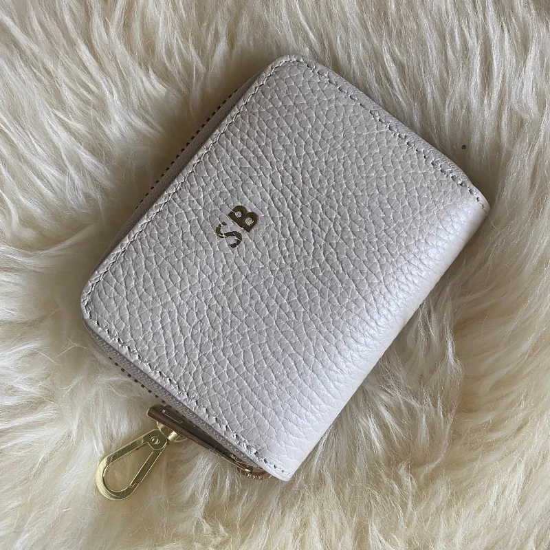 beige wallet gold personalization beige wallet gold personalization
