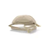 Bum Bag Beige Leather Bag strap