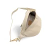 Bum Bag Beige Leather Bag interior