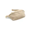 Bum Bag Beige Leather Bag side