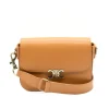 Chic Camel Crossbody Leather Bag