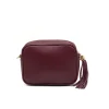 bb burgundy leather crossbody bag