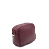 bb burgundy leather crossbody bag interior side