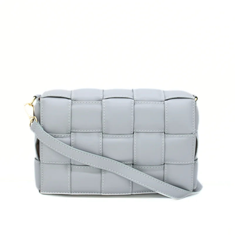 Braid Blue Crossbody Leather Bag strap Braid Blue Crossbody Leather Bag strap