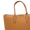 stud camel leather tote bag gold personalization