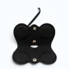 black leather sunflasses case interior
