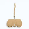 nude leather sunglasses case