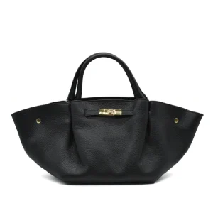 rose-black-leather-handbag