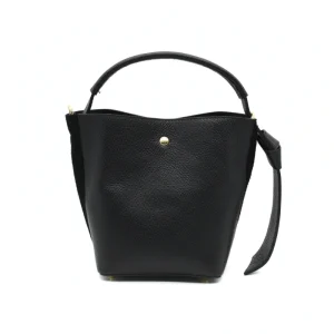 star-black-leather-handbag