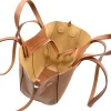 Mag Camel Leather Handbag interior