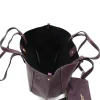 mag burgundy leather woman interior no bag