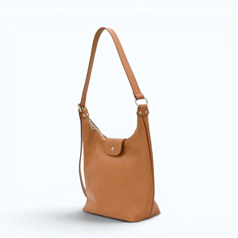 Love Camel Tote Leather Bag side