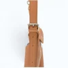 Love Camel Tote Leather Bag strap detail