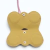 Owl Metallic Pink Leather Sunglasses Case interior