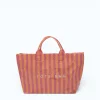 pink-orange-striped-waterproff-tote-bag2 pink and orange striped waterproof tote bag