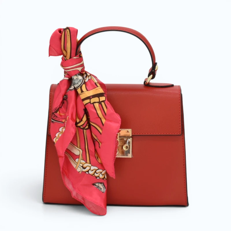 diva pink fuschia leather handbag