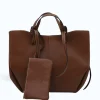 mag-l-brown-leather-handbag-closed-bag Mag L Brown Leather Handbag closed bag