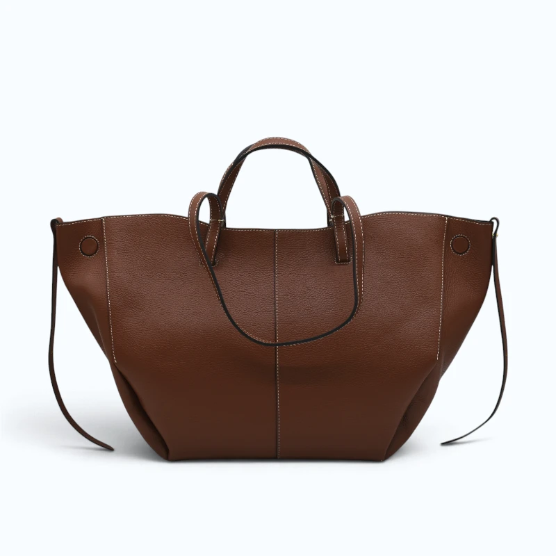 mag-l-brown-leather-handbags Mag L Brown Leather Handbag