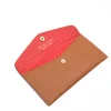 katy camel card holder leather wallet interior