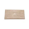 Katy Croco Taupe Card Holder Leather Wallet back