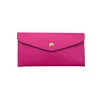 Katy Fuschia Card Holder Leather Wallet