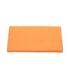 katy orange card holder leather wallet back