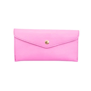 katy pink card holder leather wallet