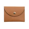 Katy S Camel Leather Card Holder