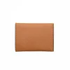 Katy S Camel Leather Card Holder back