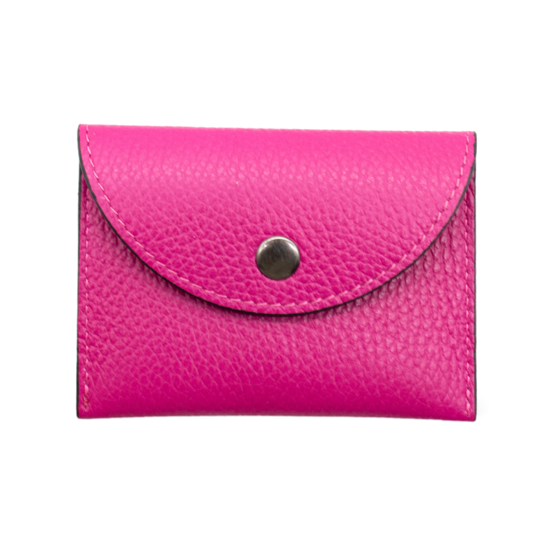 Katy S Pink Leather Card Holder