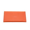 katy terracota card holder leather wallet back