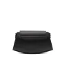 balance black shoulder leather bag back