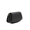 balance black shoulder leather bag side