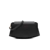 balance black shoulder leather bag strap